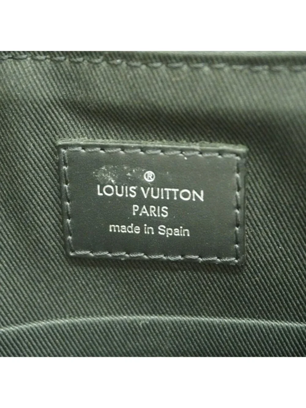 Louis Vuitton Shoulder Bag Monogram Eclipse District PM Black